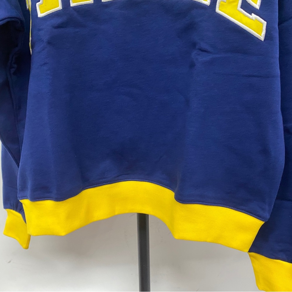 Parke Dark Blue Round-neck Long-sleeved Sports Jacket - Picture 4 of 7